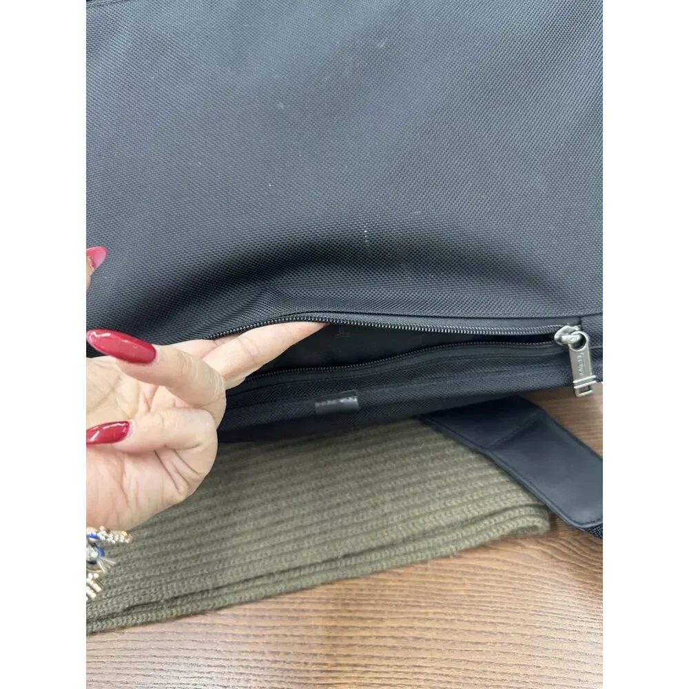 TUMI Expandable Nylon Laptop Computer Business Briefcase Black (PU300THRIFTY